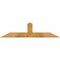 Ekena Millwork Portland Rough Sawn Timber Gable Bracket, Western Red Cedar, 48"W x 12"H x 2"D x 4"F, 6/12 Pitch GBW048X12X0204POR00RWR - alternate 1